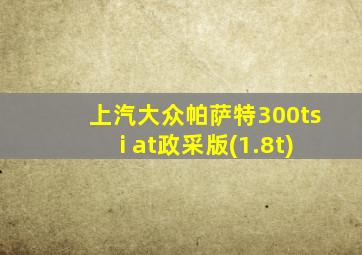 上汽大众帕萨特300tsi at政采版(1.8t)